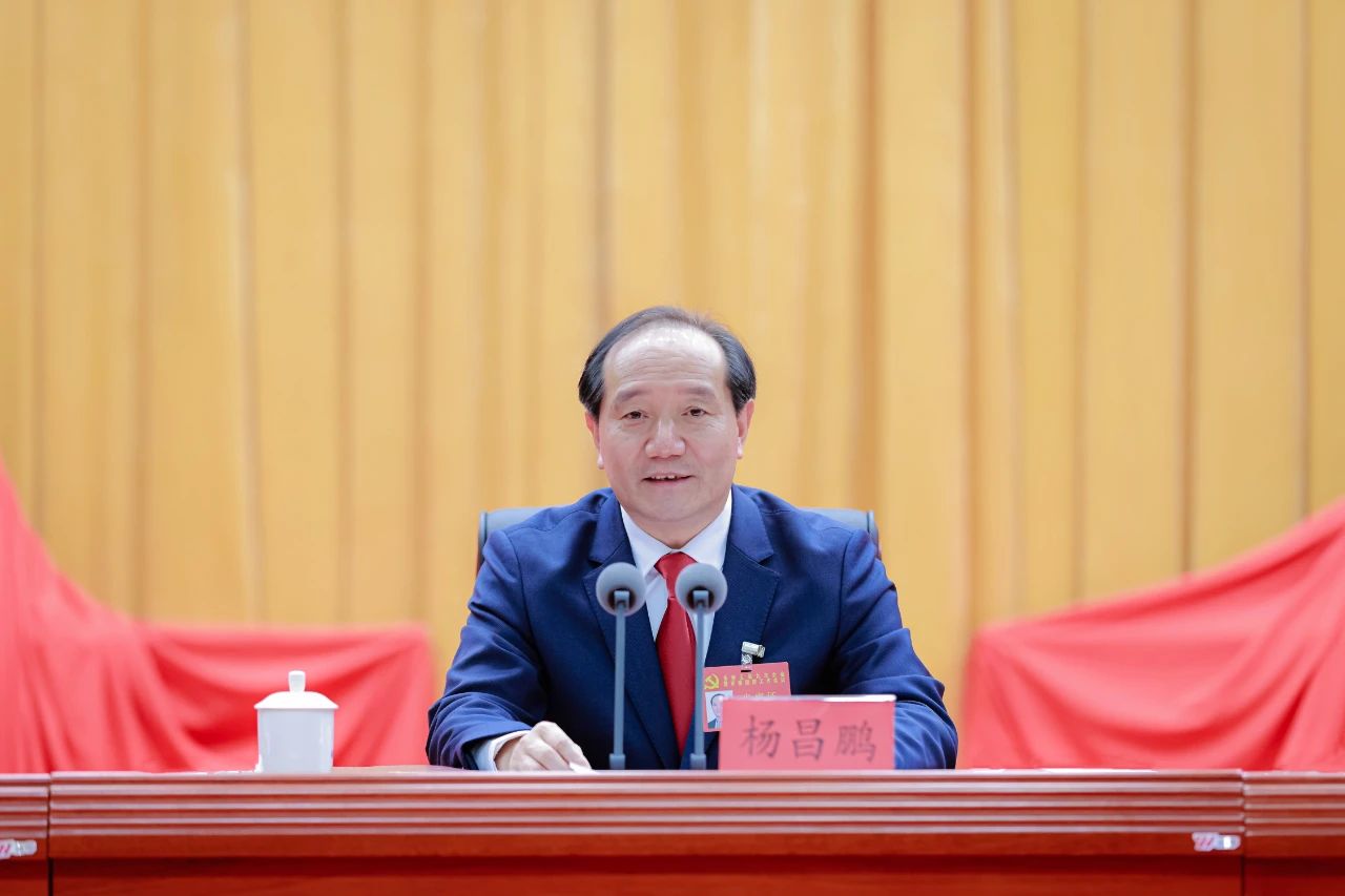 市委书记杨昌鹏受市委常委会委托向全会作工作报告并讲话.jpg